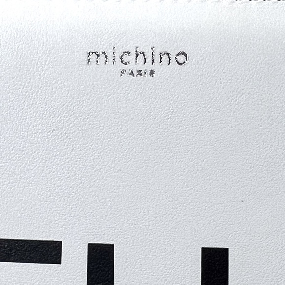 NWOT Michino Paris Pigalle Designer bag HELLO graphic - Picture 4 of 16